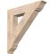 Ekena Millwork Traditional Traditional Smooth Bracket, Douglas Fir, 5 1/2"W x 32"D x 32"H BKT06X32X32TRA01SDF - alternate 1